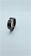 Gent's Ring Silver Titanium 4.92g